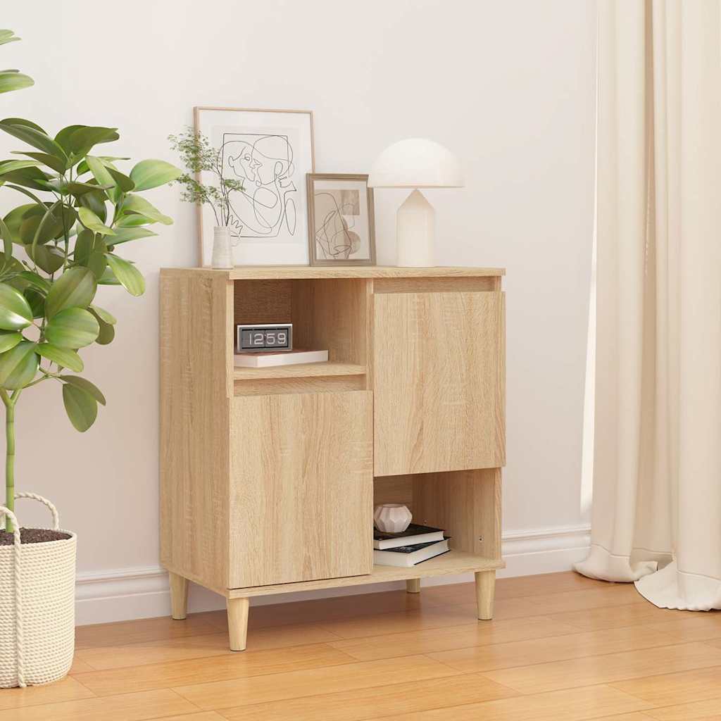 vidaXL Sideboard Sonoma Oak 60x35x70 cm Engineered Wood 1