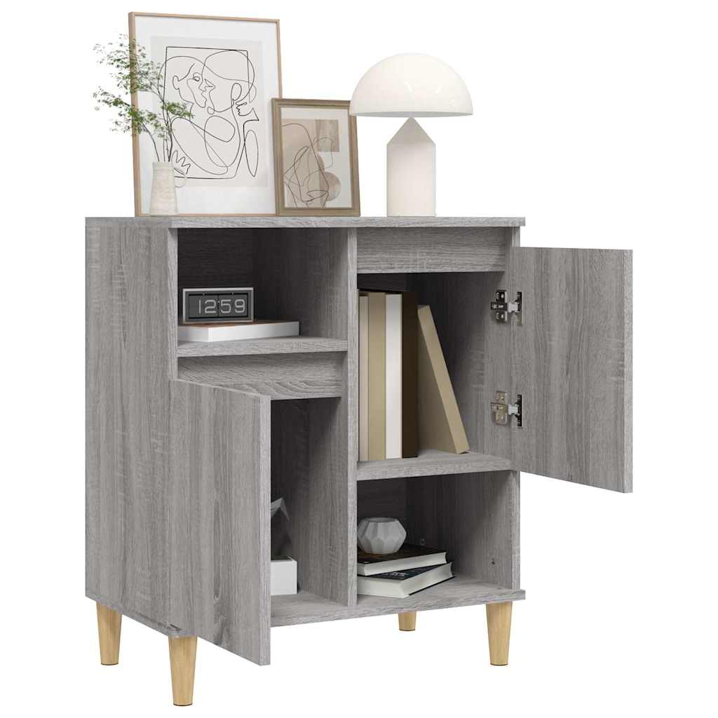 vidaXL Sideboard Grey Sonoma 60x35x70 cm Engineered Wood 4