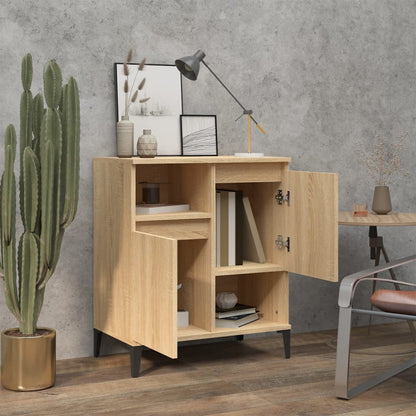 vidaXL Sideboard Sonoma Oak 60x35x70 cm Engineered Wood 3