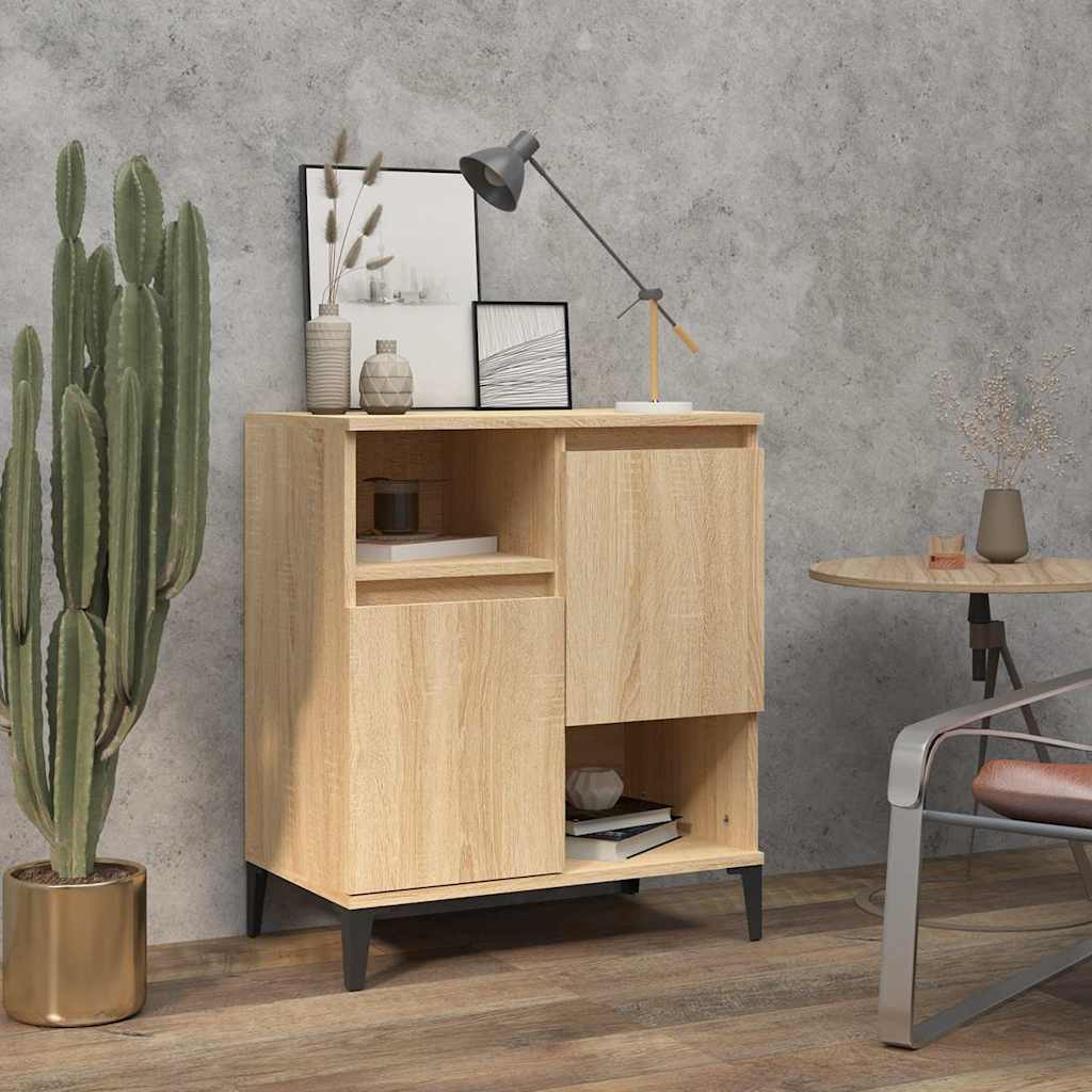 vidaXL Sideboard Sonoma Oak 60x35x70 cm Engineered Wood 1