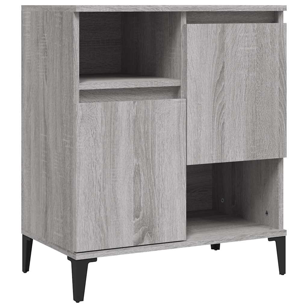 vidaXL Sideboard Grey Sonoma 60x35x70 cm Engineered Wood 2