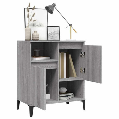 vidaXL Sideboard Grey Sonoma 60x35x70 cm Engineered Wood 4