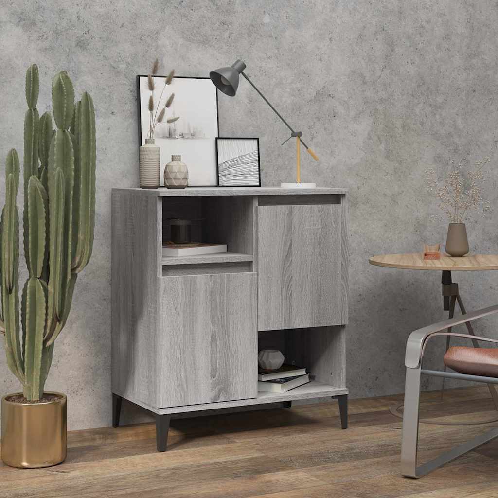 vidaXL Sideboard Grey Sonoma 60x35x70 cm Engineered Wood 1