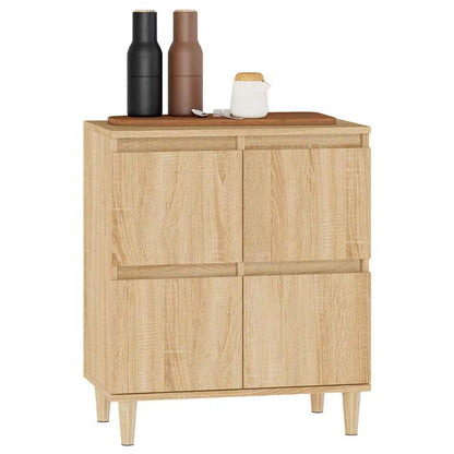 vidaXL Sideboard Sonoma Oak 60x35x70 cm Engineered Wood 4