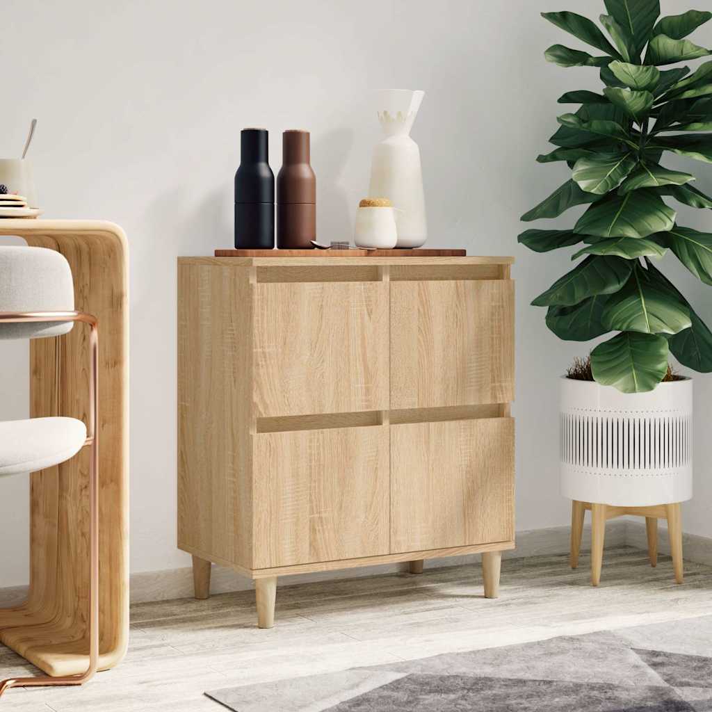 vidaXL Sideboard Sonoma Oak 60x35x70 cm Engineered Wood 1