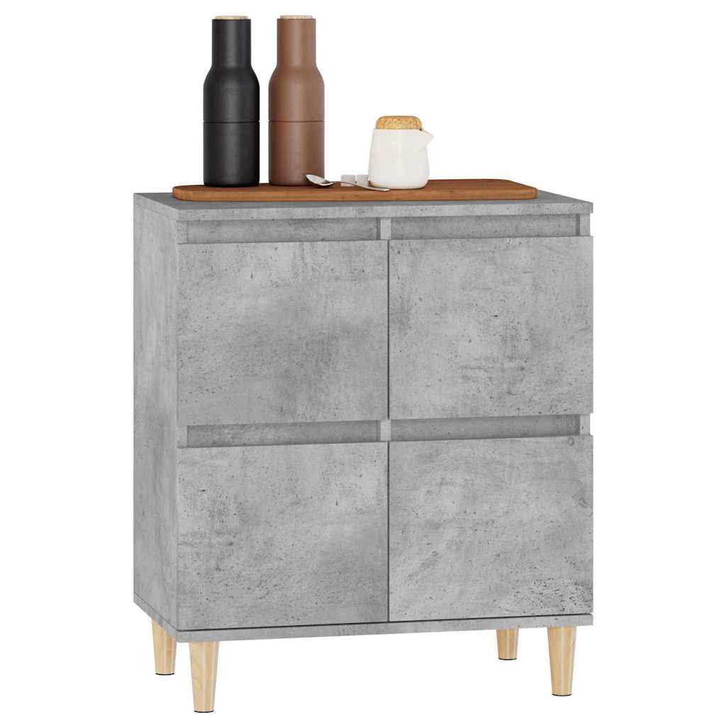 vidaXL Sideboard Concrete Grey 60x35x70 cm Engineered Wood 4