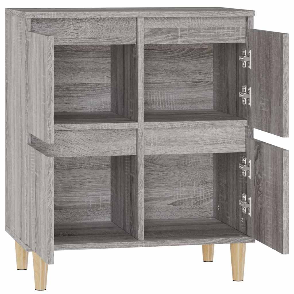 vidaXL Sideboard Grey Sonoma 60x35x70 cm Engineered Wood 6