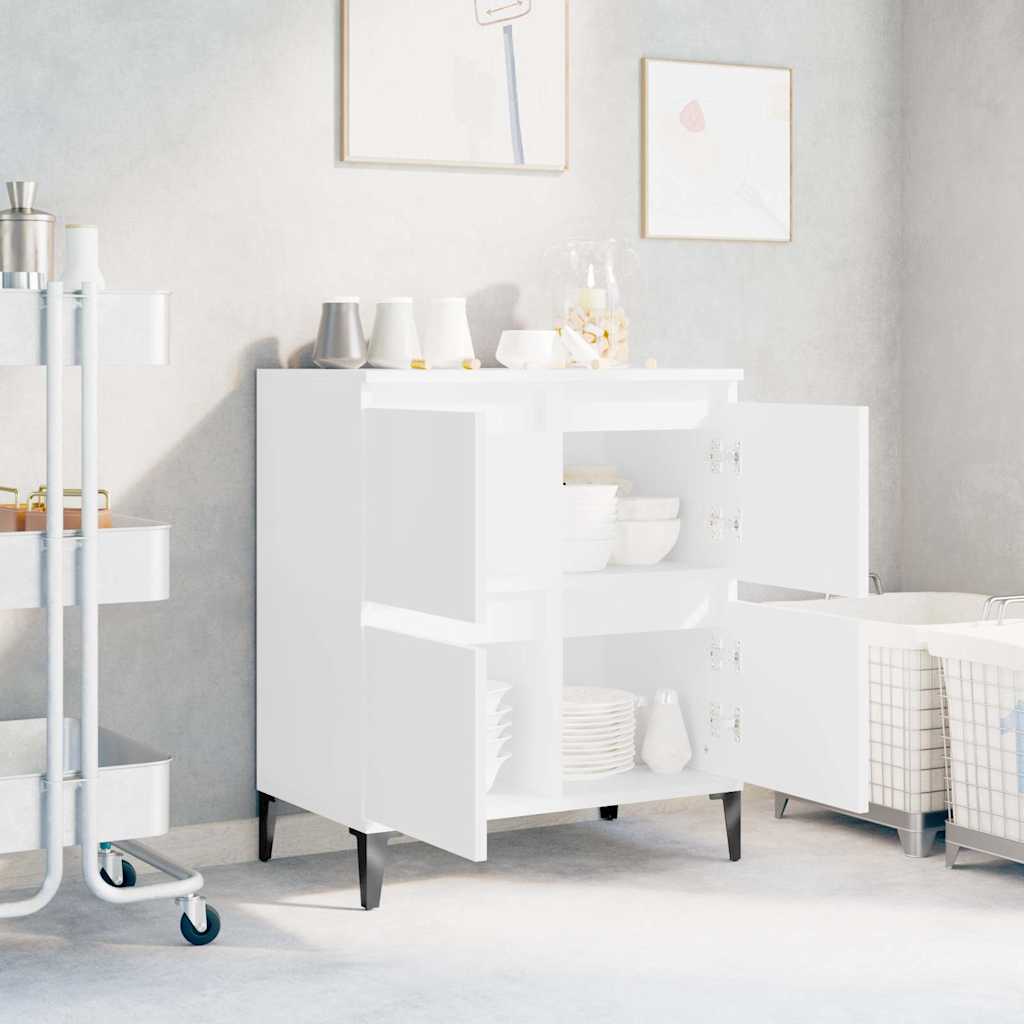 vidaXL Sideboard White 60x35x70 cm Engineered Wood 3