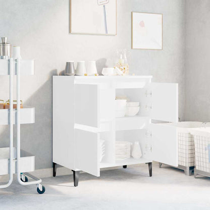 vidaXL Sideboard White 60x35x70 cm Engineered Wood 3