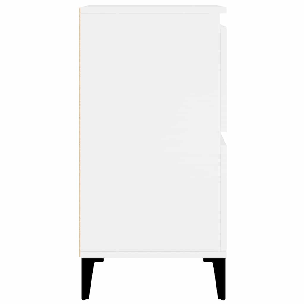 vidaXL Sideboard White 60x35x70 cm Engineered Wood 6