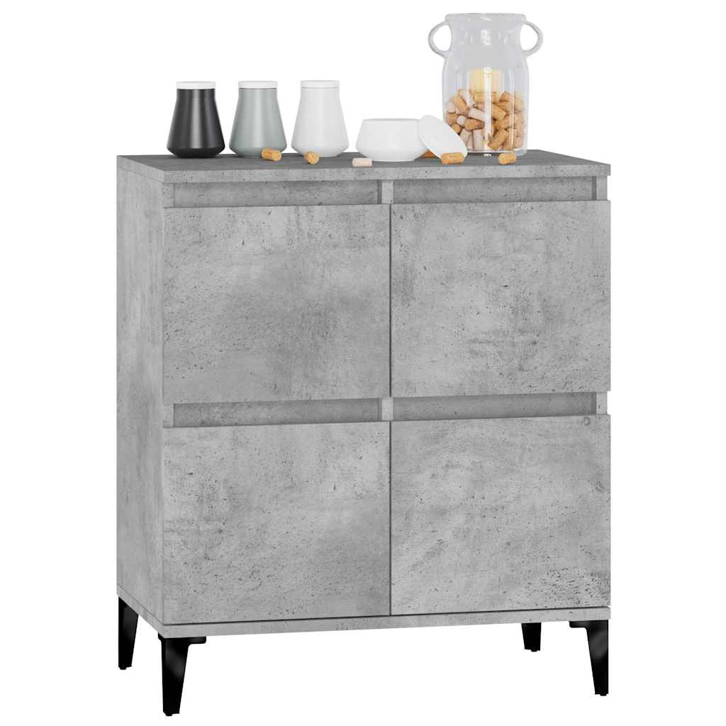 vidaXL Sideboard Concrete Grey 60x35x70 cm Engineered Wood 4