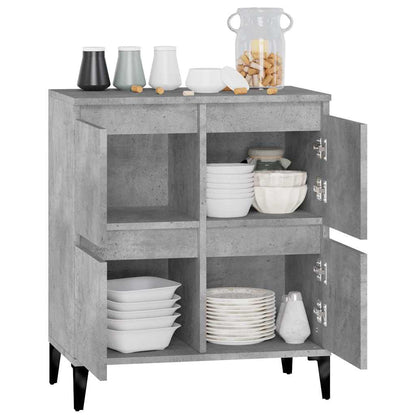 vidaXL Sideboard Concrete Grey 60x35x70 cm Engineered Wood 5