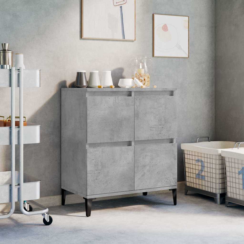 vidaXL Sideboard Concrete Grey 60x35x70 cm Engineered Wood 1