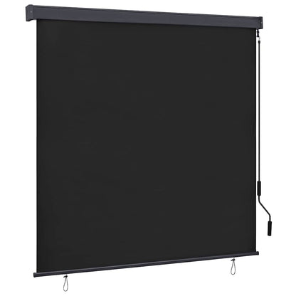 vidaXL Roller Blind Anthracite 180 x 250 cm Fabric and Aluminum 1