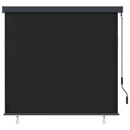 vidaXL Roller Blind Anthracite 180 x 250 cm Fabric and Aluminum 2
