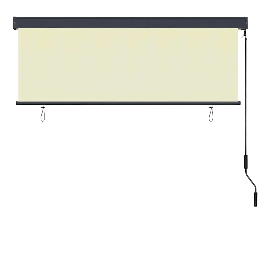 vidaXL Roller Blind Cream 180 x 250 cm Fabric and Aluminum 3