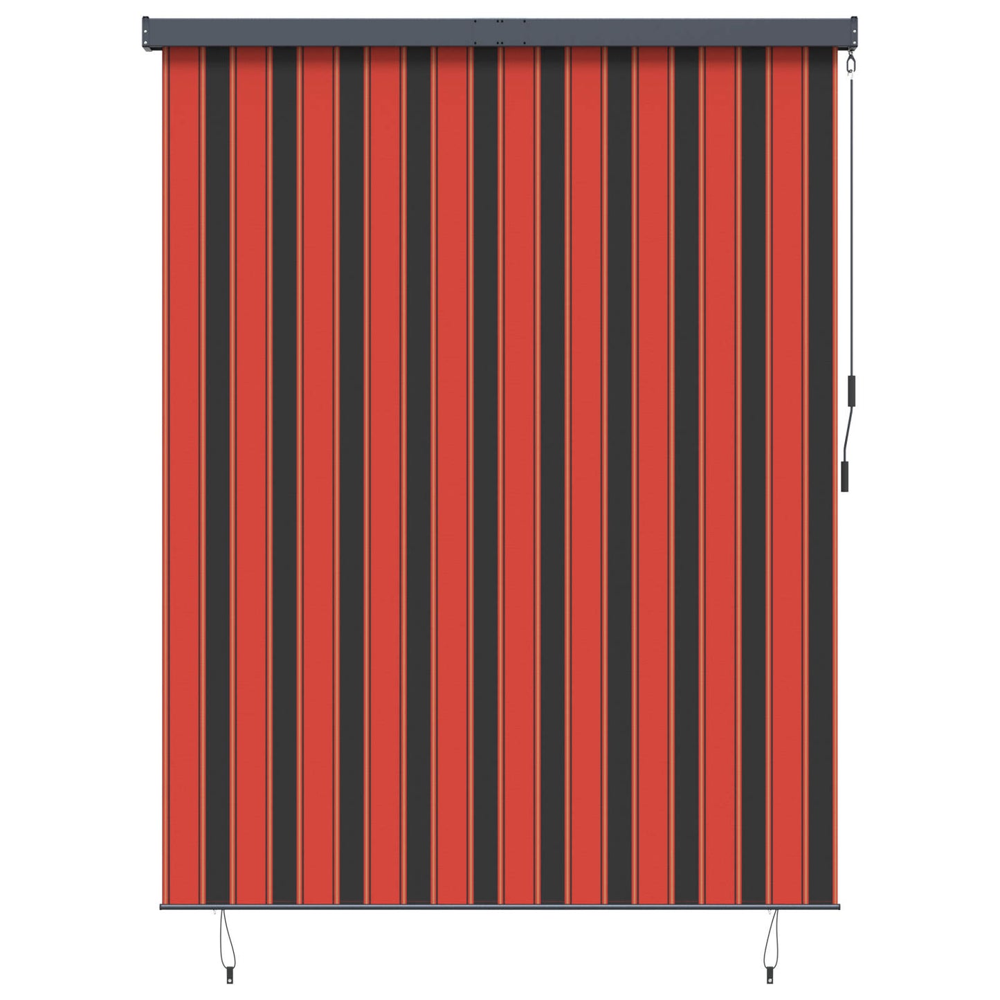 vidaXL Roller Blind Orange and Brown 200 x 250 cm Fabric and Aluminum 1