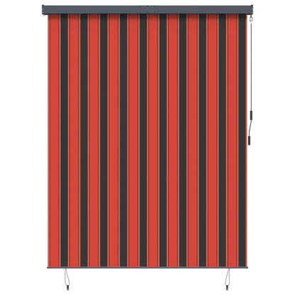 vidaXL Roller Blind Orange and Brown 200 x 250 cm Fabric and Aluminum 1