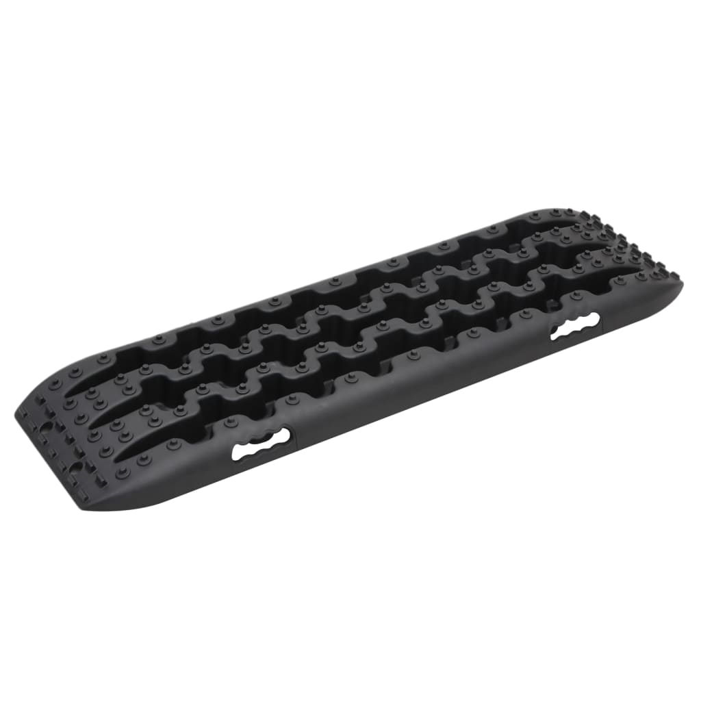 vidaXL Traction Boards 2 pcs Black 106x30.5x7 cm Nylon 2