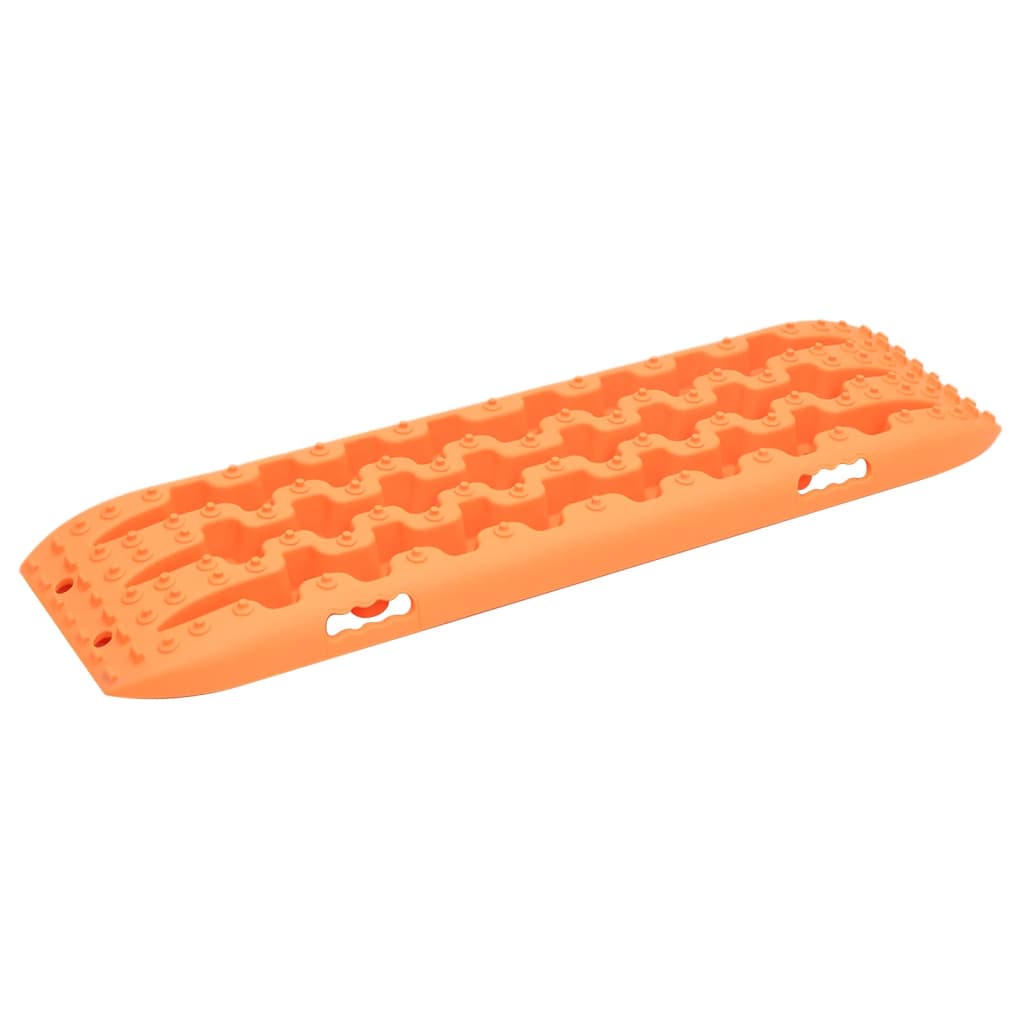 vidaXL Traction Boards 2 pcs Orange 106x30.5x7 cm Nylon 2