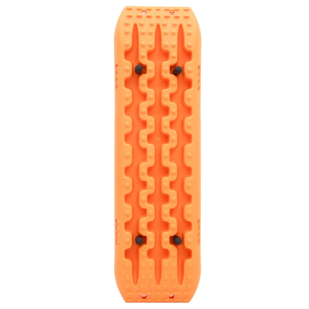 vidaXL Traction Boards 2 pcs Orange 106x30.5x7 cm Nylon 3
