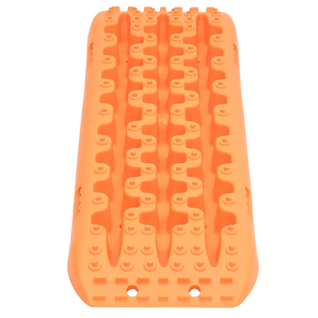 vidaXL Traction Boards 2 pcs Orange 106x30.5x7 cm Nylon 5