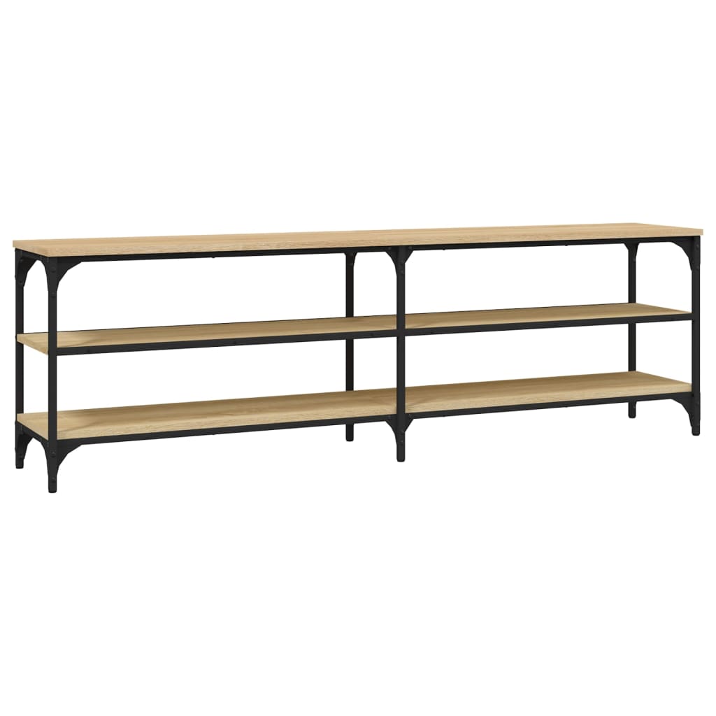 vidaXL TV Cabinet Sonoma Oak 160x30x50 cm Engineered Wood 2