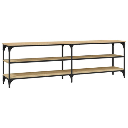 vidaXL TV Cabinet Sonoma Oak 160x30x50 cm Engineered Wood 2