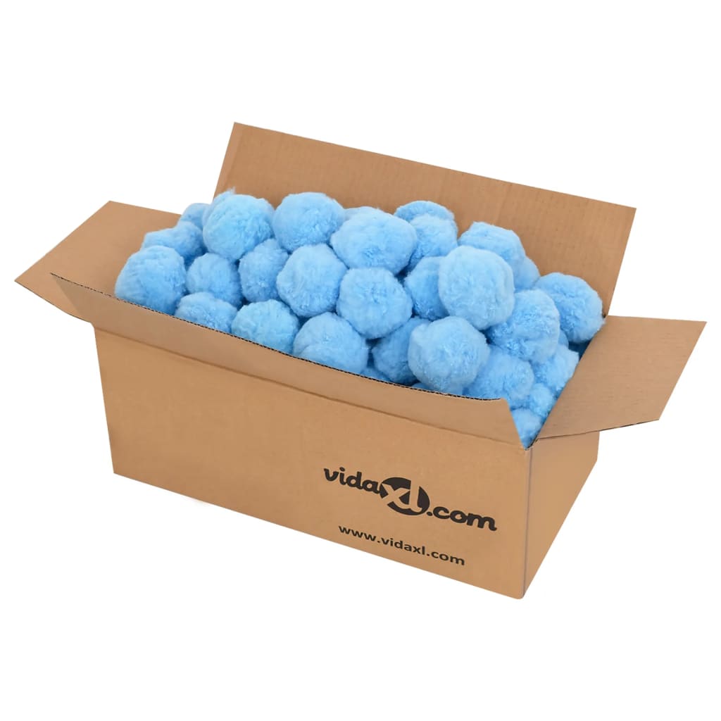 vidaXL Anti Bacteria Pool Filter Balls Blue 1400 g Polyethylene 2