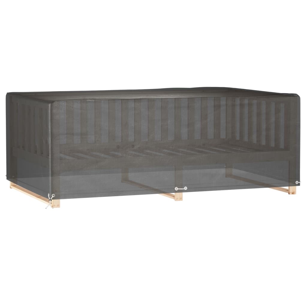 vidaXL Garden Furniture Covers 2 pcs 12 Eyelets 213x132x75 cm Rectangular 2