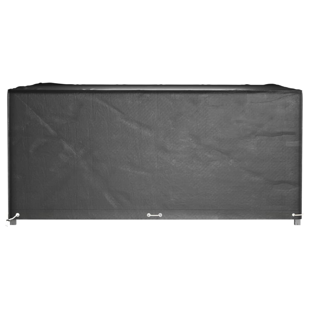 vidaXL Garden Furniture Covers 2 pcs 16 Eyelets 250x250x90 cm Square 3