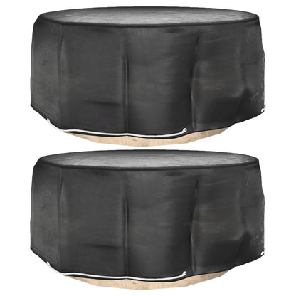 vidaXL Garden Furniture Covers 2 pcs 10 Eyelets Ø260x90 cm Round 1