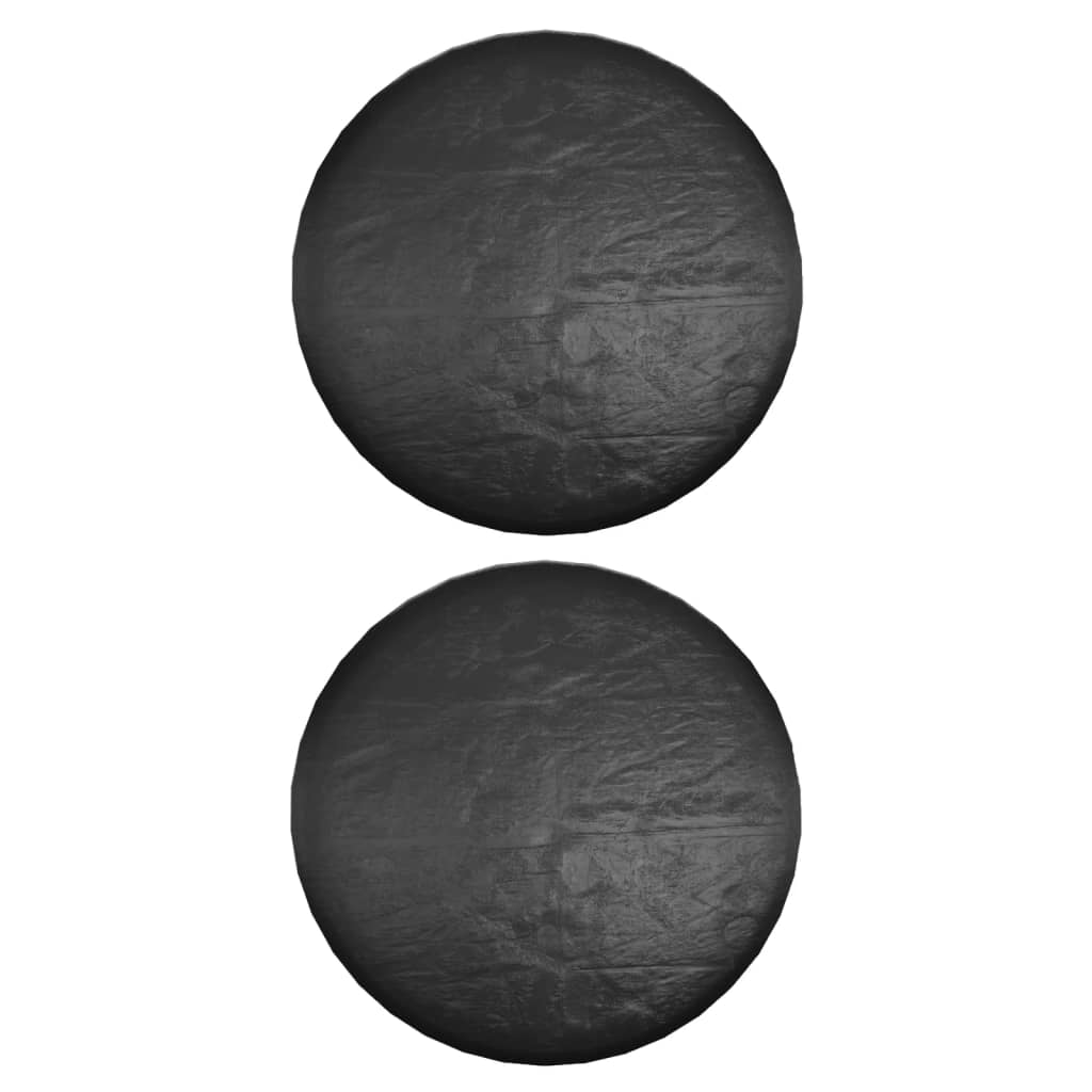 vidaXL Garden Furniture Covers 2 pcs 10 Eyelets Ø260x90 cm Round 3