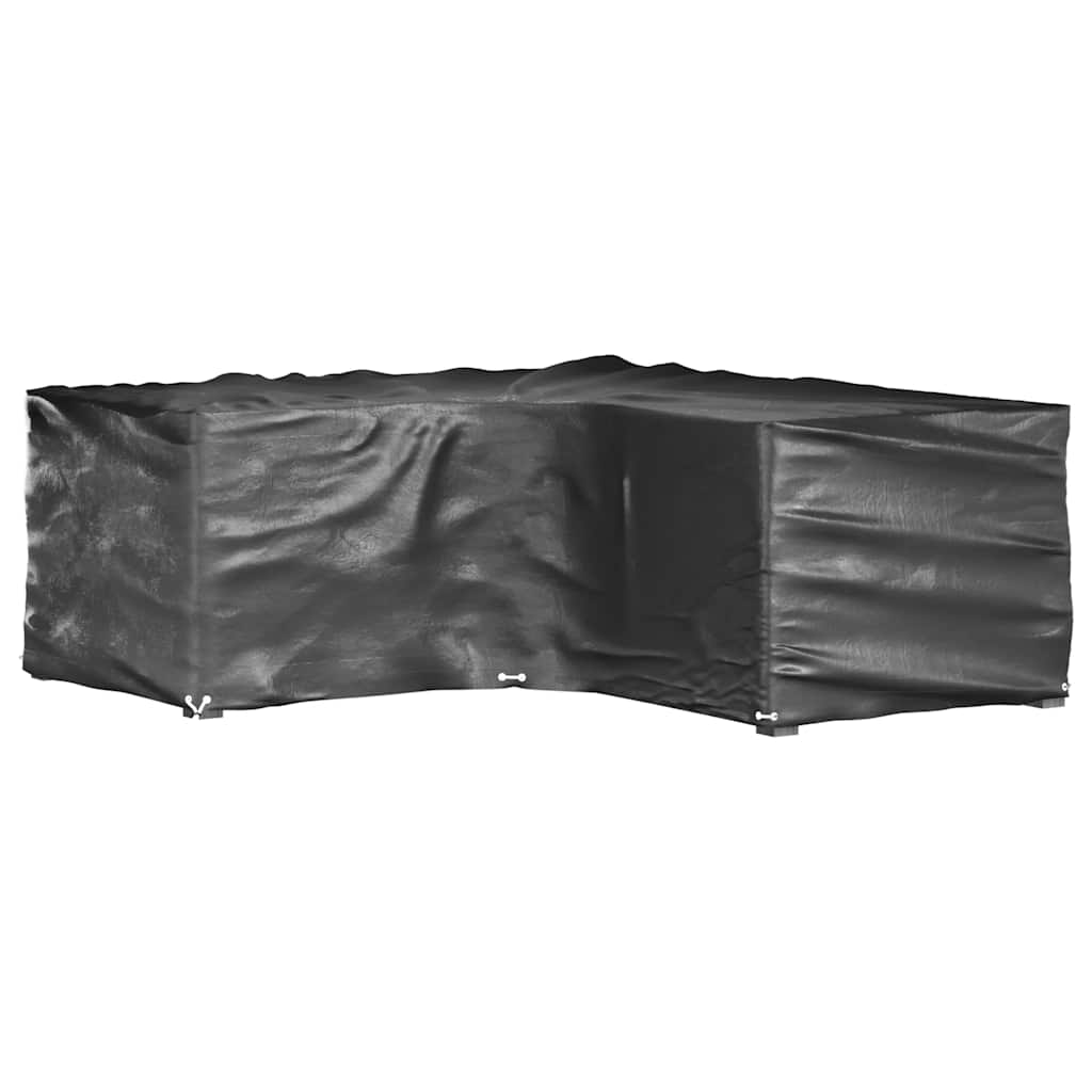 vidaXL L-Shaped Garden Furniture Covers 2 pcs 16 Eyelets 215x215x70 cm 2