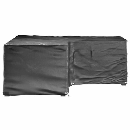 vidaXL L-Shaped Garden Furniture Covers 2 pcs 16 Eyelets 215x215x70 cm 3