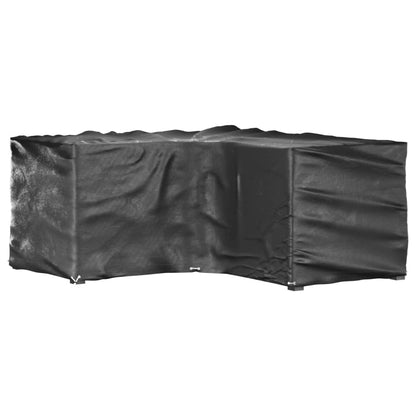vidaXL L-Shaped Garden Furniture Covers 2 pcs 16 Eyelets 215x215x90 cm 2