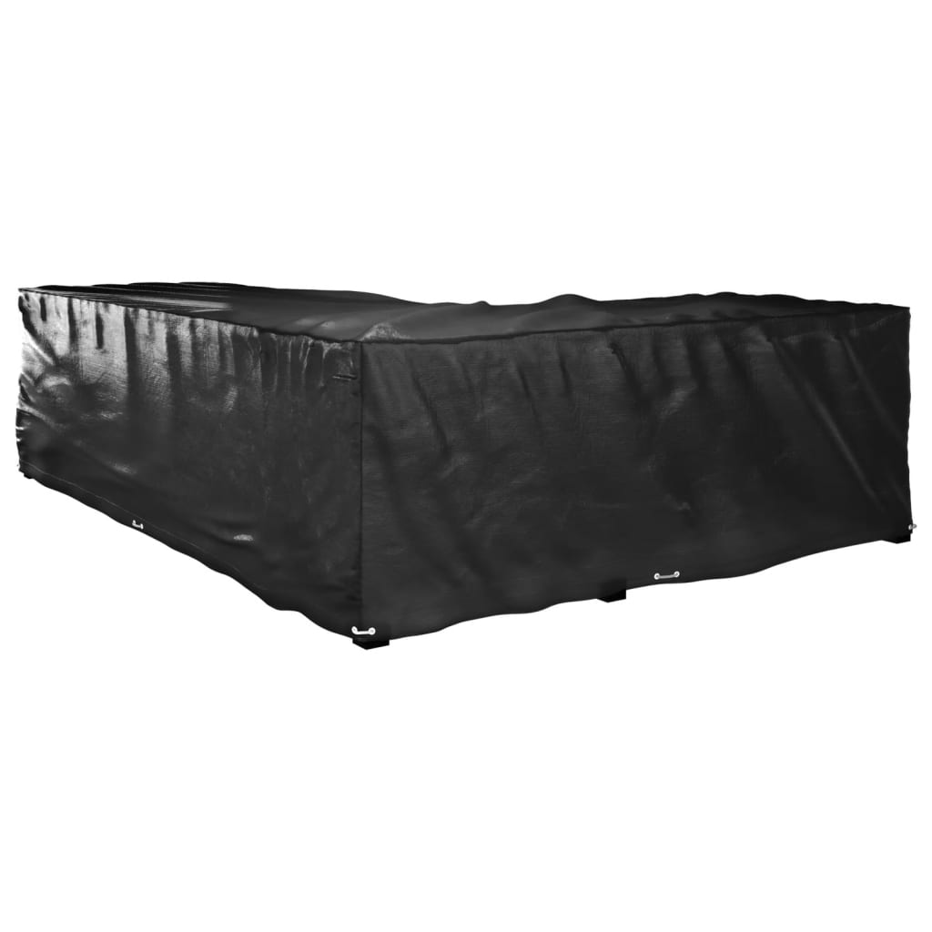 vidaXL L-Shaped Garden Furniture Covers 2 pcs 16 Eyelets 210x260x80 cm 6