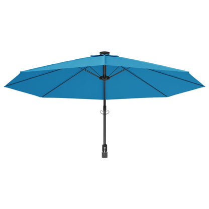 vidaXL Wall-mounted Parasol Sea Blue 290 cm 5