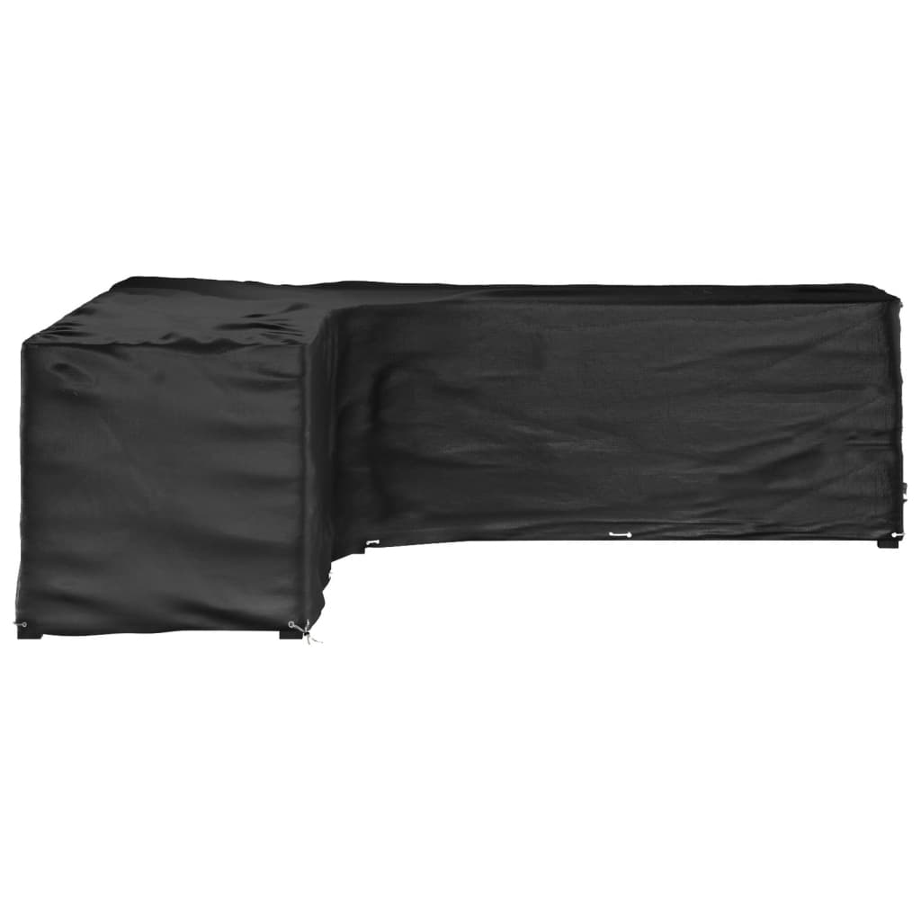 vidaXL L-Shaped Garden Furniture Cover 20 Eyelets 300x300x90 cm 2
