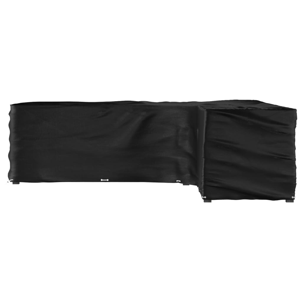 vidaXL L-Shaped Garden Furniture Cover 20 Eyelets 300x300x90 cm 4