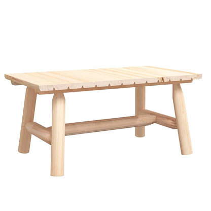 vidaXL Coffee Table 90x50x41 cm Solid Wood Spruce 2