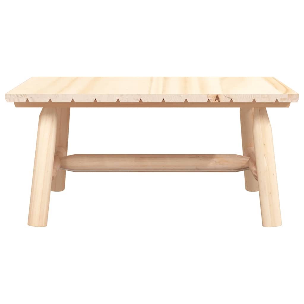 vidaXL Coffee Table 90x50x41 cm Solid Wood Spruce 3