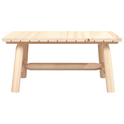 vidaXL Coffee Table 90x50x41 cm Solid Wood Spruce 3