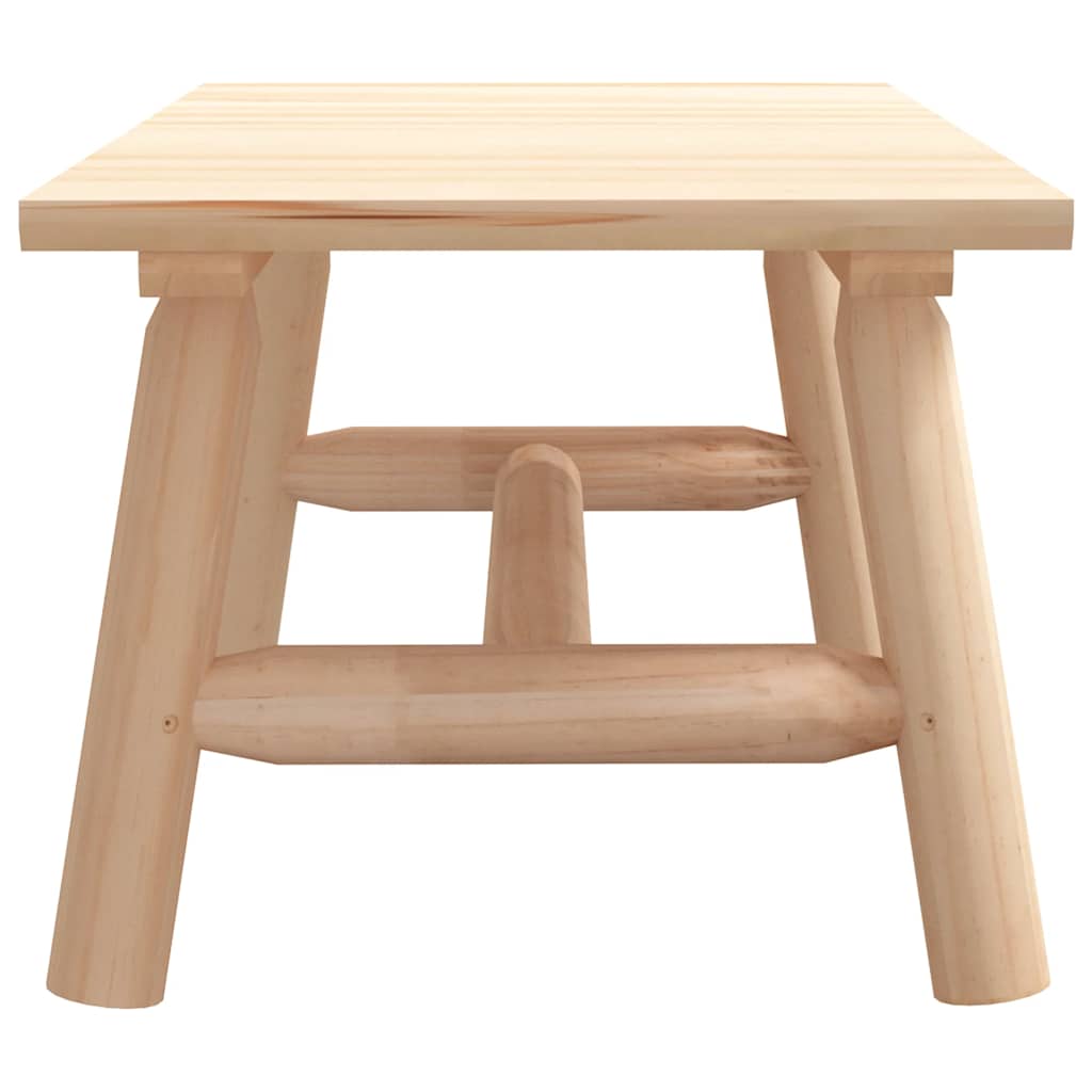 vidaXL Coffee Table 90x50x41 cm Solid Wood Spruce 4