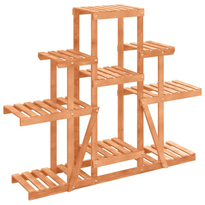 vidaXL Flower Stand 110x25x96 cm Solid Wood Fir 2