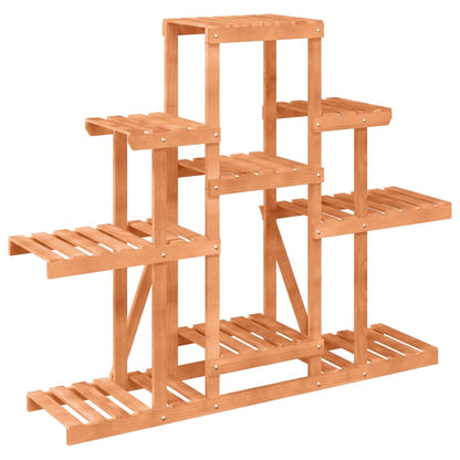 vidaXL Flower Stand 110x25x96 cm Solid Wood Fir 4