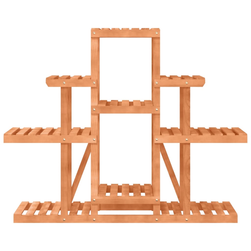 vidaXL Flower Stand 110x25x96 cm Solid Wood Fir 5