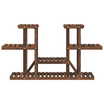 vidaXL Flower Stand 110x25x73 cm Solid Wood Fir 5