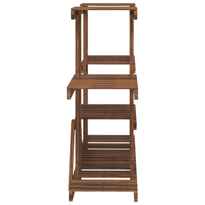 vidaXL Flower Stand 110x25x73 cm Solid Wood Fir 6