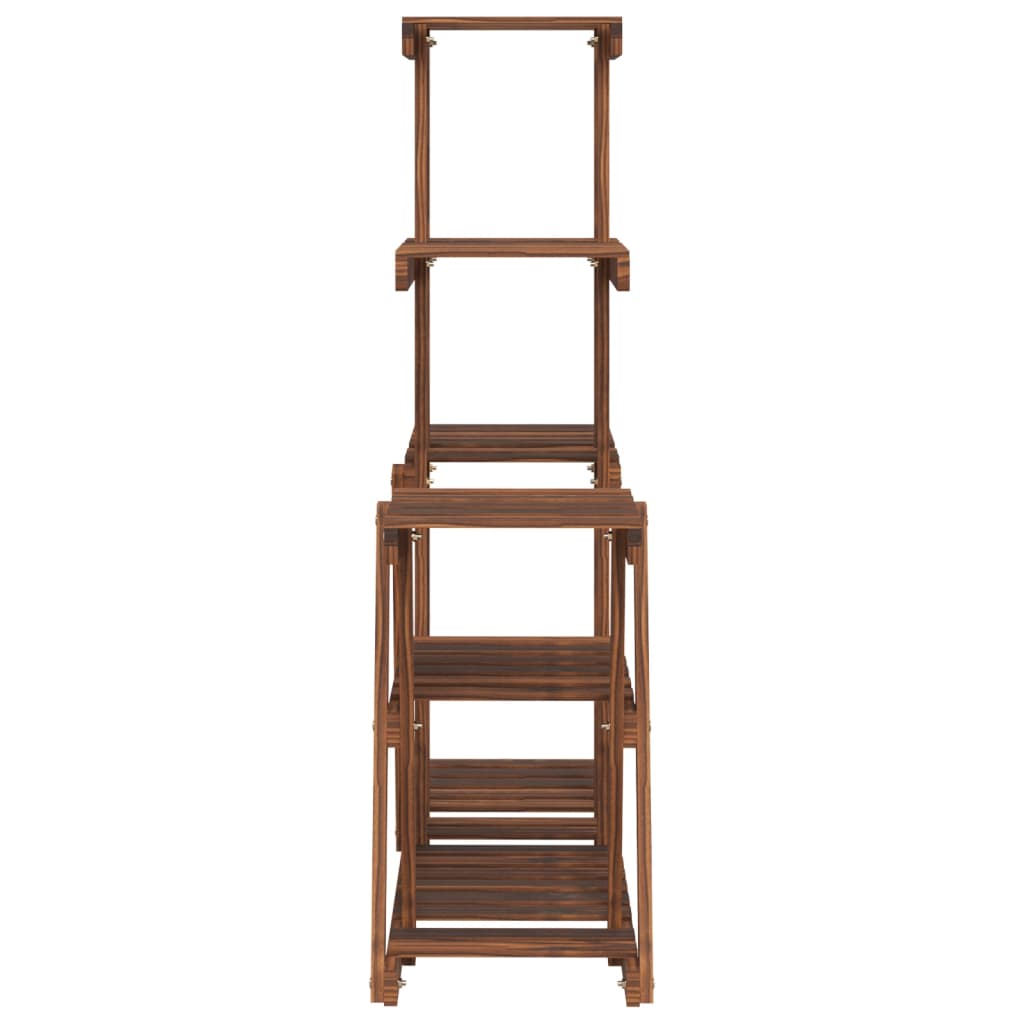 vidaXL Flower Stand 95x25x96 cm Solid Wood Fir 5
